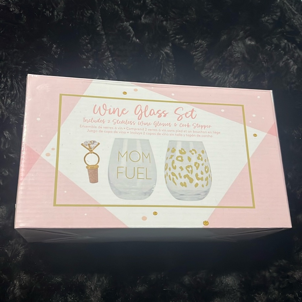 Wine glass set MOM FUEL